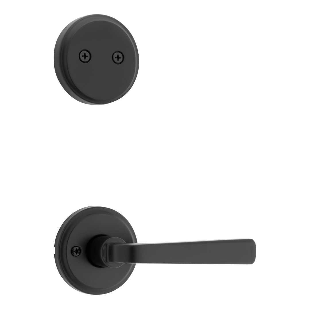 Trafford Interior Pack with Interior Lever in Matte Black
