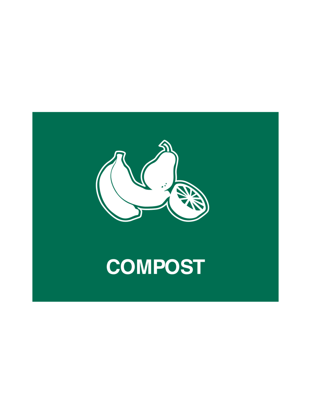  VISION - Sign - Compost - Green