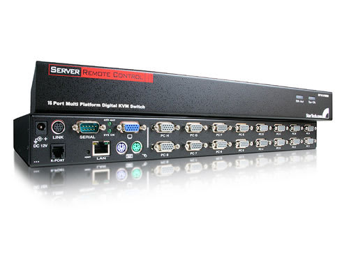 16 Port Multi Platform Digital KVM Switch