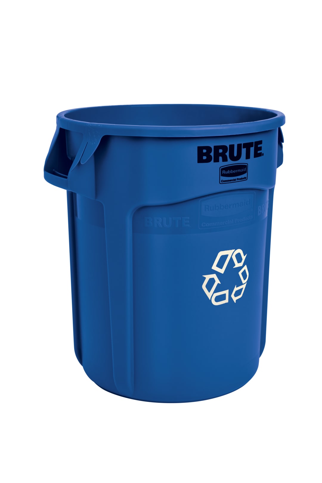 Vented BRUTE® Recycling 20 Gal Blue