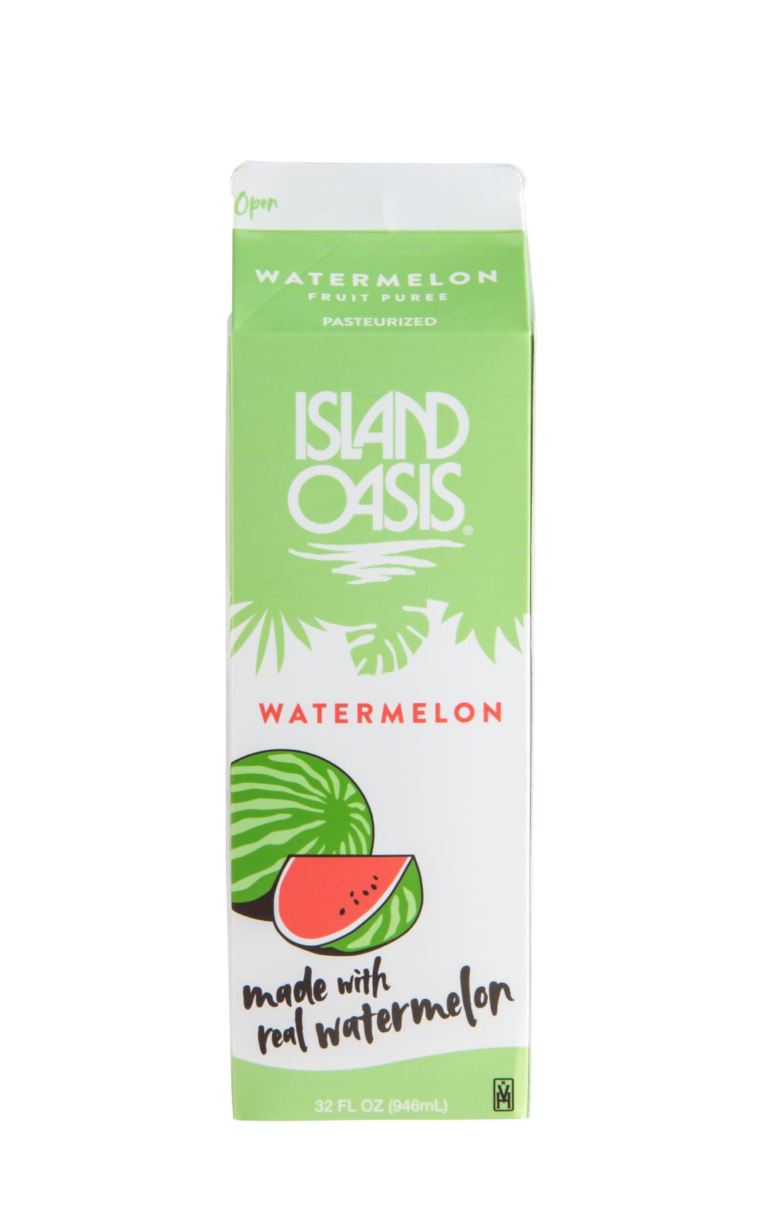Island Oasis Watermelon Beverage Mix, Frozen, 12 x 1 qt