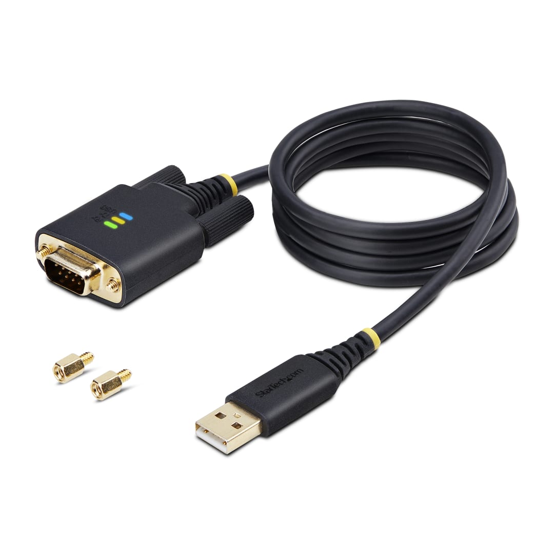 1m FTDI USB-A to RS232 DB9 Serial Cable - M/M - ESD Level 4