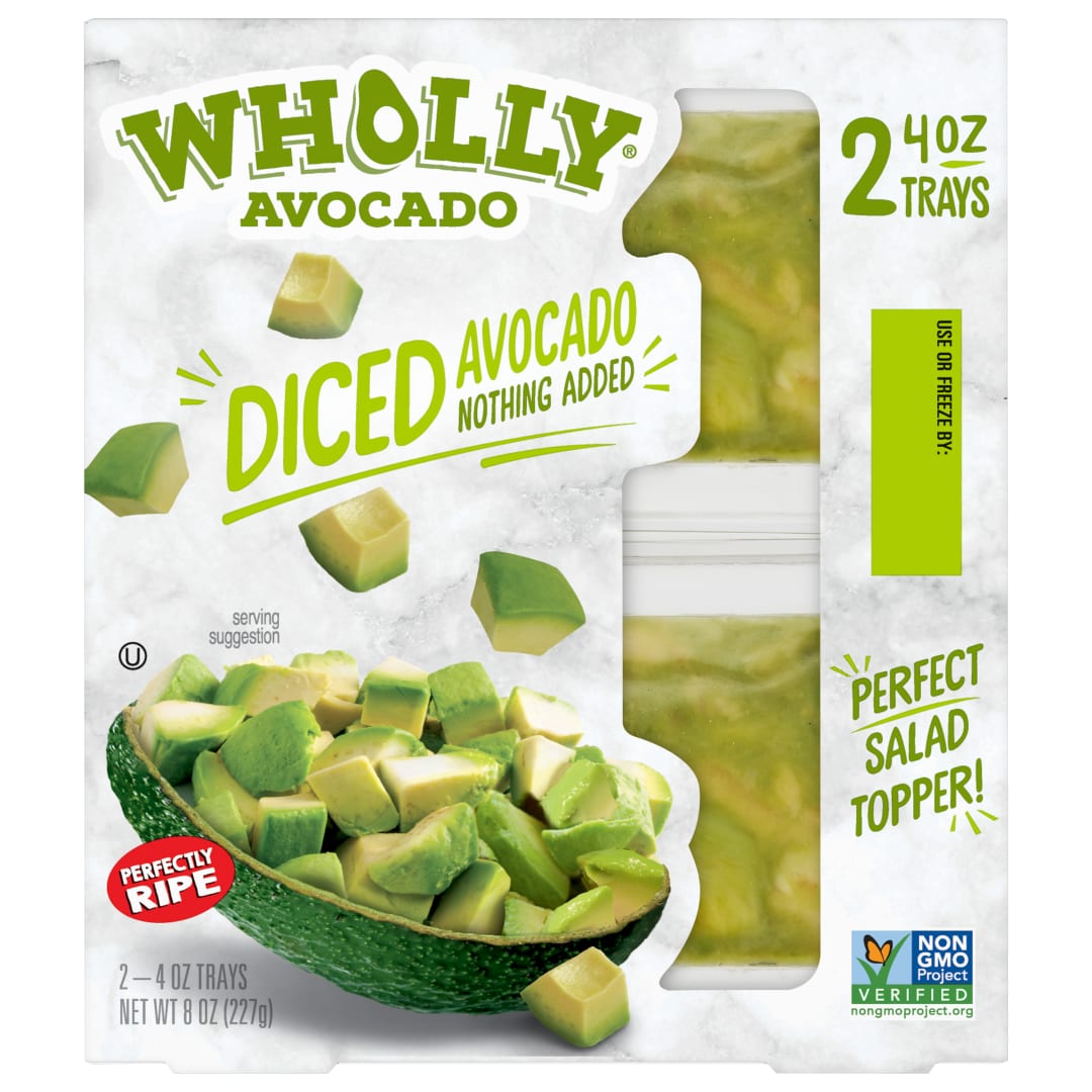 WHOLLY Diced Avocado Tray