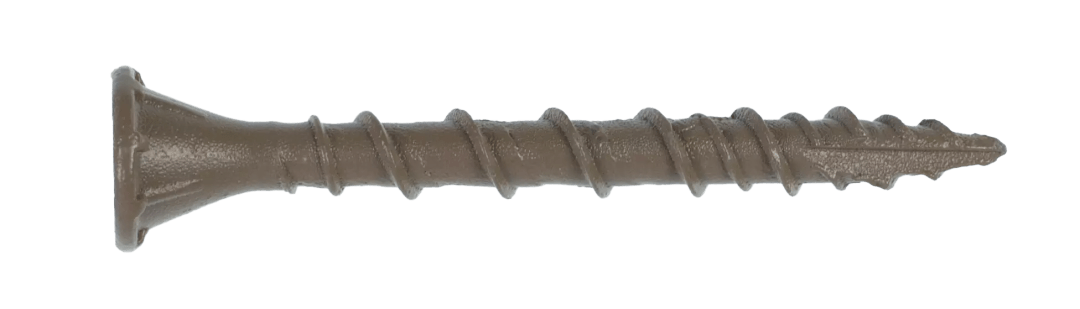 Simpson Strong-Tie DSVT158MB Deck-Drive™ DSV WOOD Screw — #8 x 1-5/8 in. T25, Flat Head, Quik Guard®, Tan (1750-Qty) (Pack of 150)