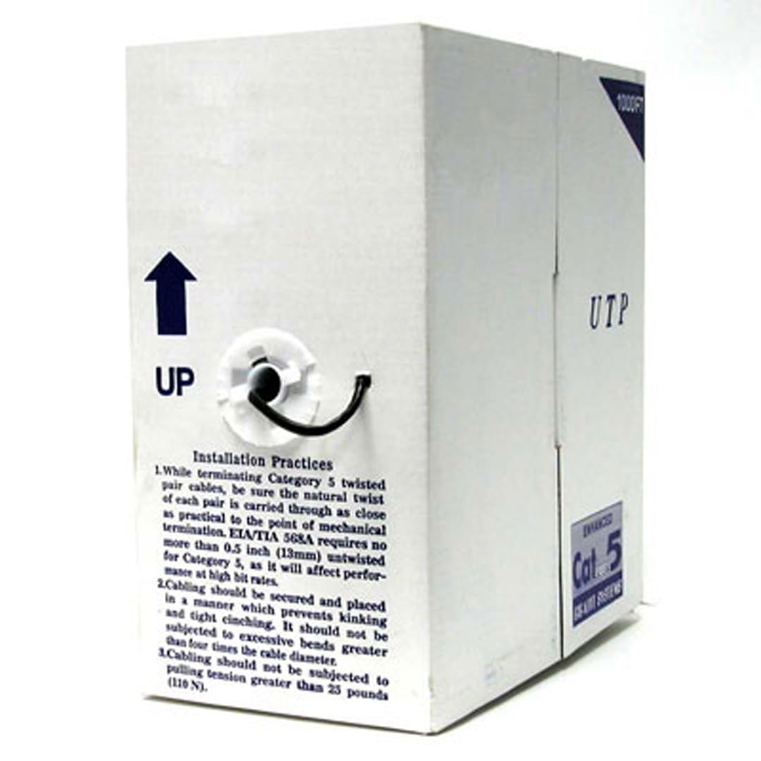 Sold by the Foot Cat 5e Stranded UTP Patch Cable