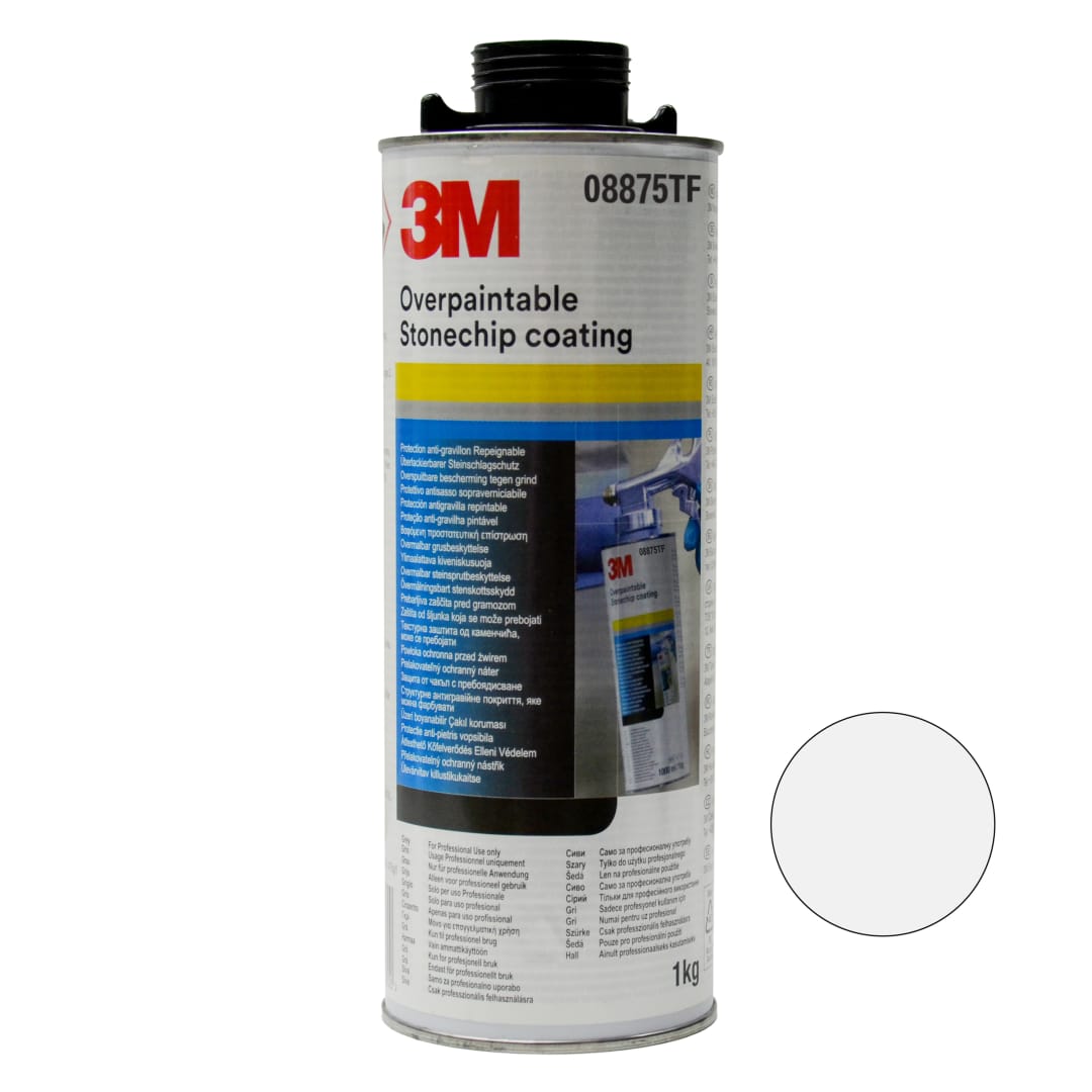 3M™ Überlackierbarer Steinschlagschutz, Weiß, 1 kg, 08875TF