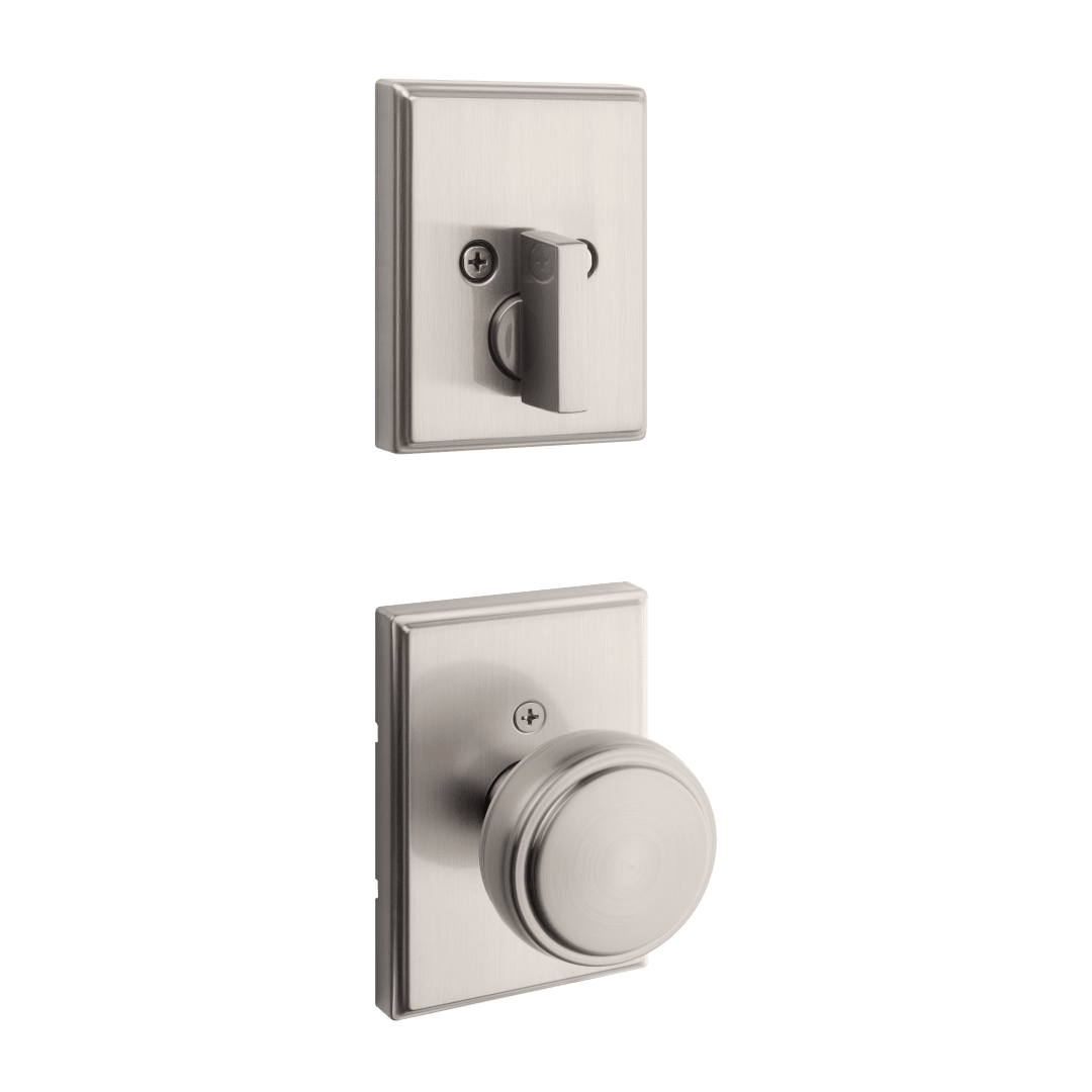 971 Single Cylinder Interior Pack w/ Sora Knob in Satin Nickel