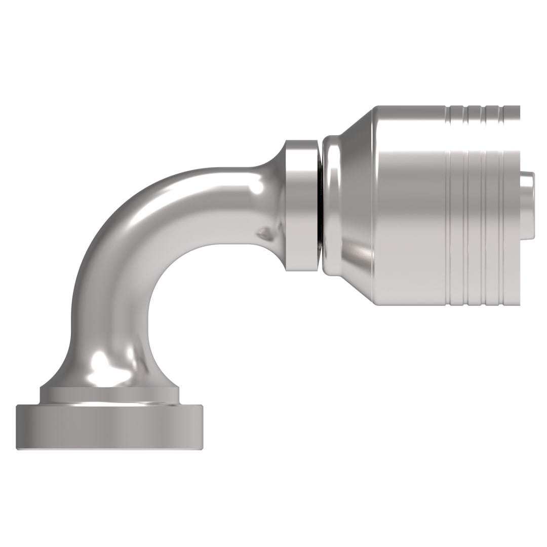 Aeroquip 1/2 Cd62 Flange 90 Degree X 1/2 Hydraulic Hose Fitting 4 Way