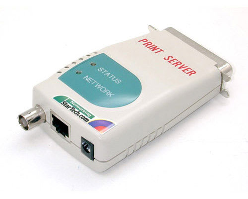 Single Port 10Mb/s Ethernet Print Server