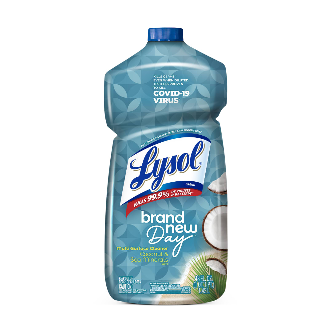 LYSOL® Multi-Surface Cleaner - Pourable Brand New Day™ Coconut & Sea Minerals 9/48 oz.