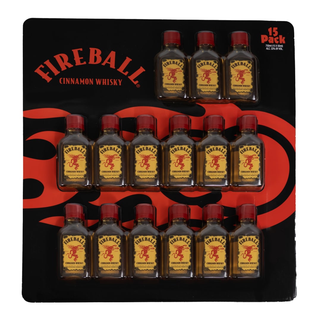 Fireball Cinnamon Whisky 50ml 66 Proof