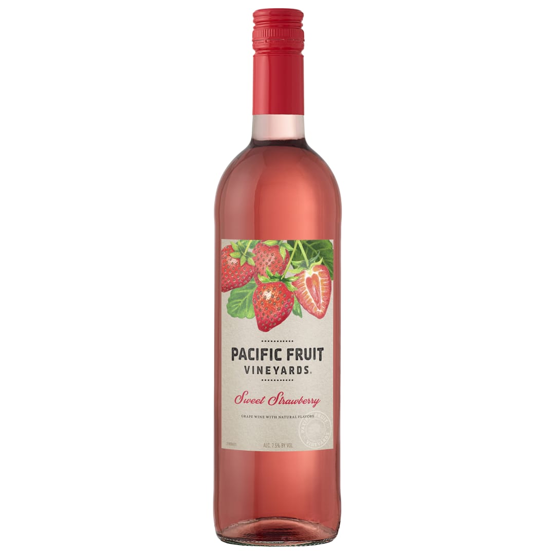 Pacific Fruit Vineyards Sweet Strawberry Sweet Wine 750ml