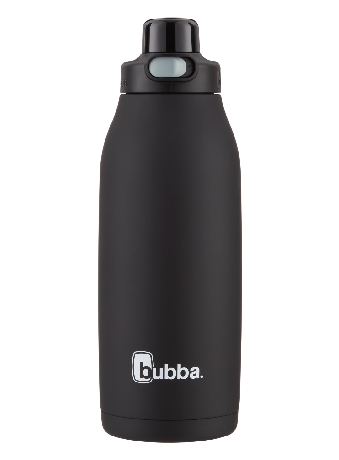 bubba® Radiant Stainless Steel Water Bottle with Push-Button Straw Lid 40oz., Licorice Rubberized