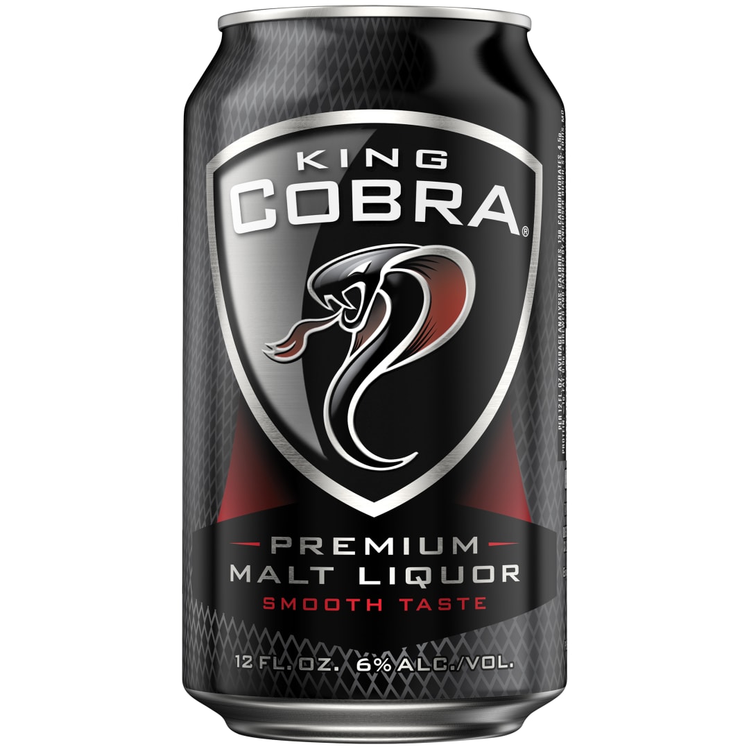 King Cobra Premium Malt Liquor, 12 fl. oz. Can, 6% ABV