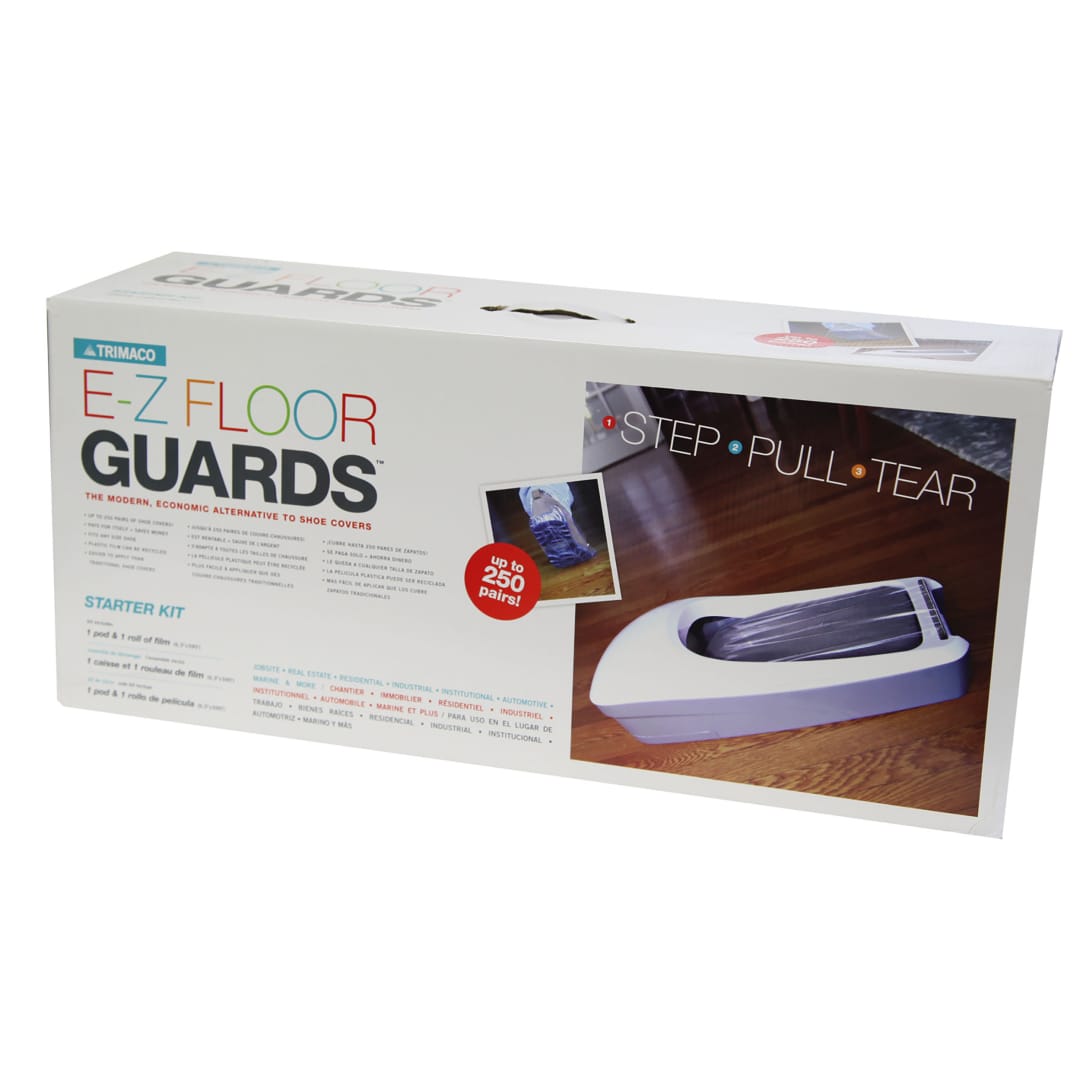 E-Z Floor Guards® Starter Kit, 1 pod & 1 roll of heavy duty film