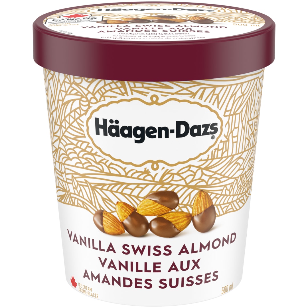 HAAGEN-DAZS VanillaSwissAlm 8x500ml CA