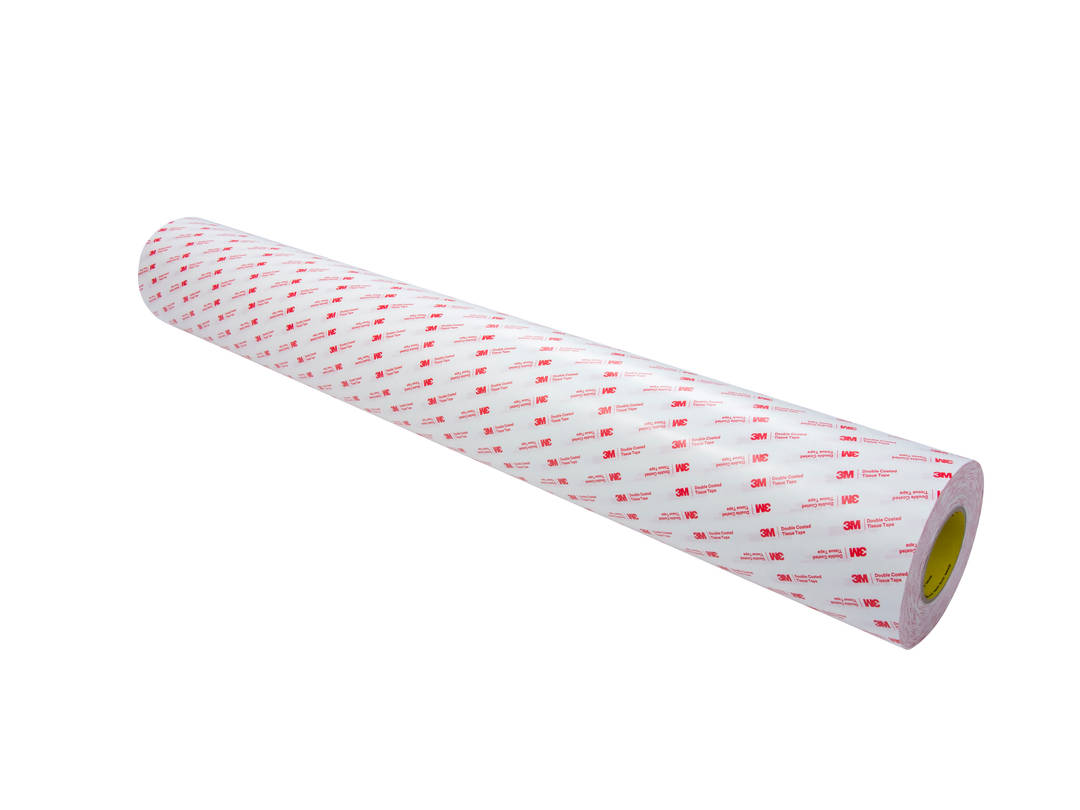 Fita Dupla Face de Tissue 3M™ 56212, Transparente, 1200 mm x 50 m, 1 Rolo