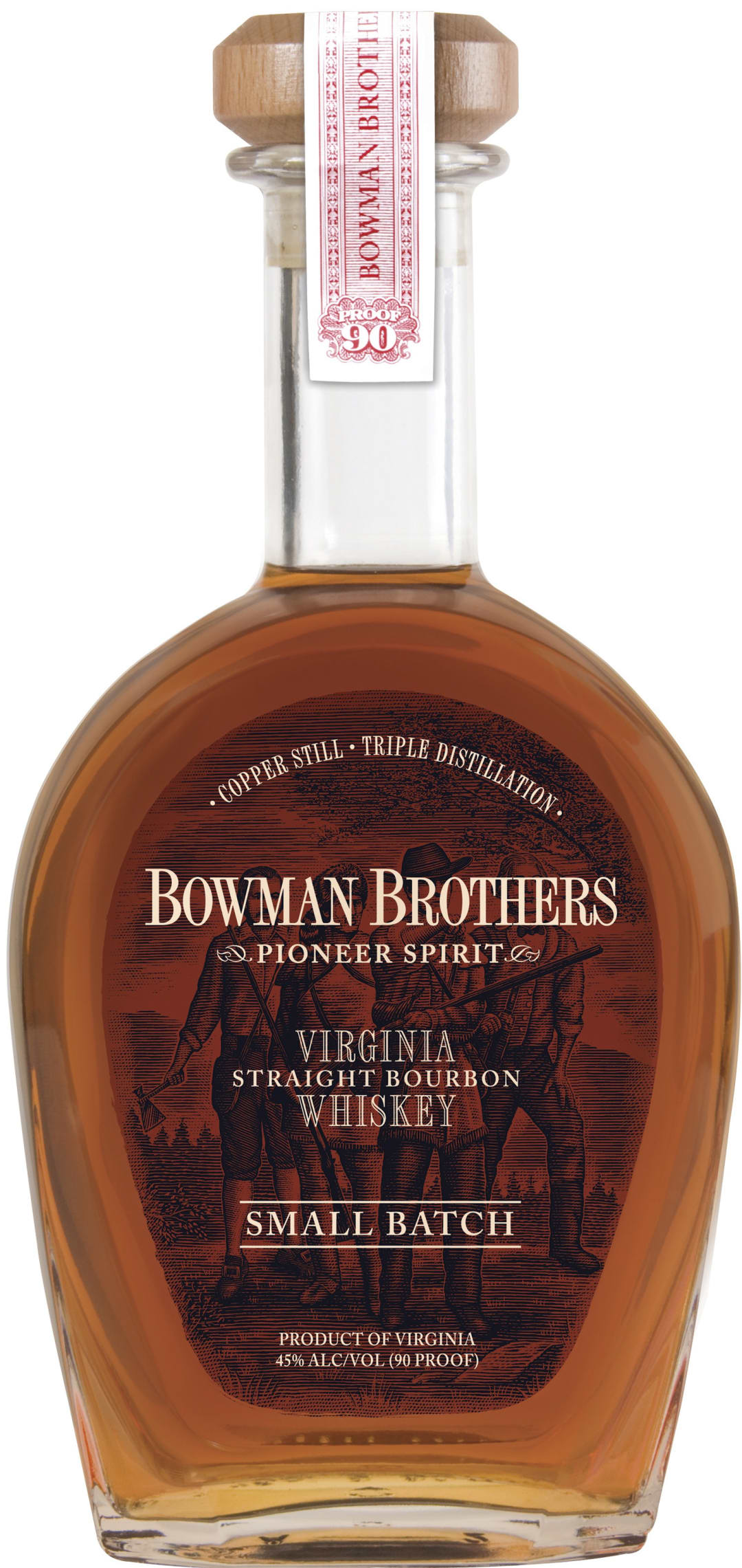 Bowman Brothers Small Batch Virginia Straight Bourbon Whiskey 750ml 90 Proof