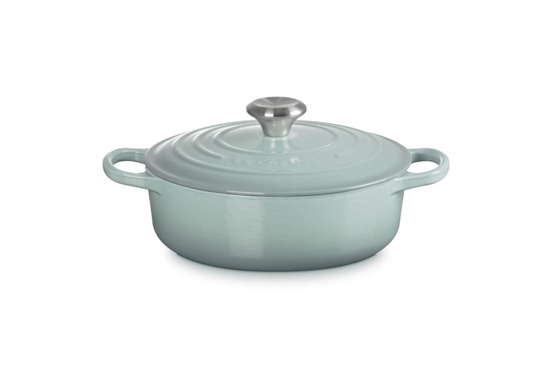 Signature Wide Round Oven, 3.5 qt. Sea Salt