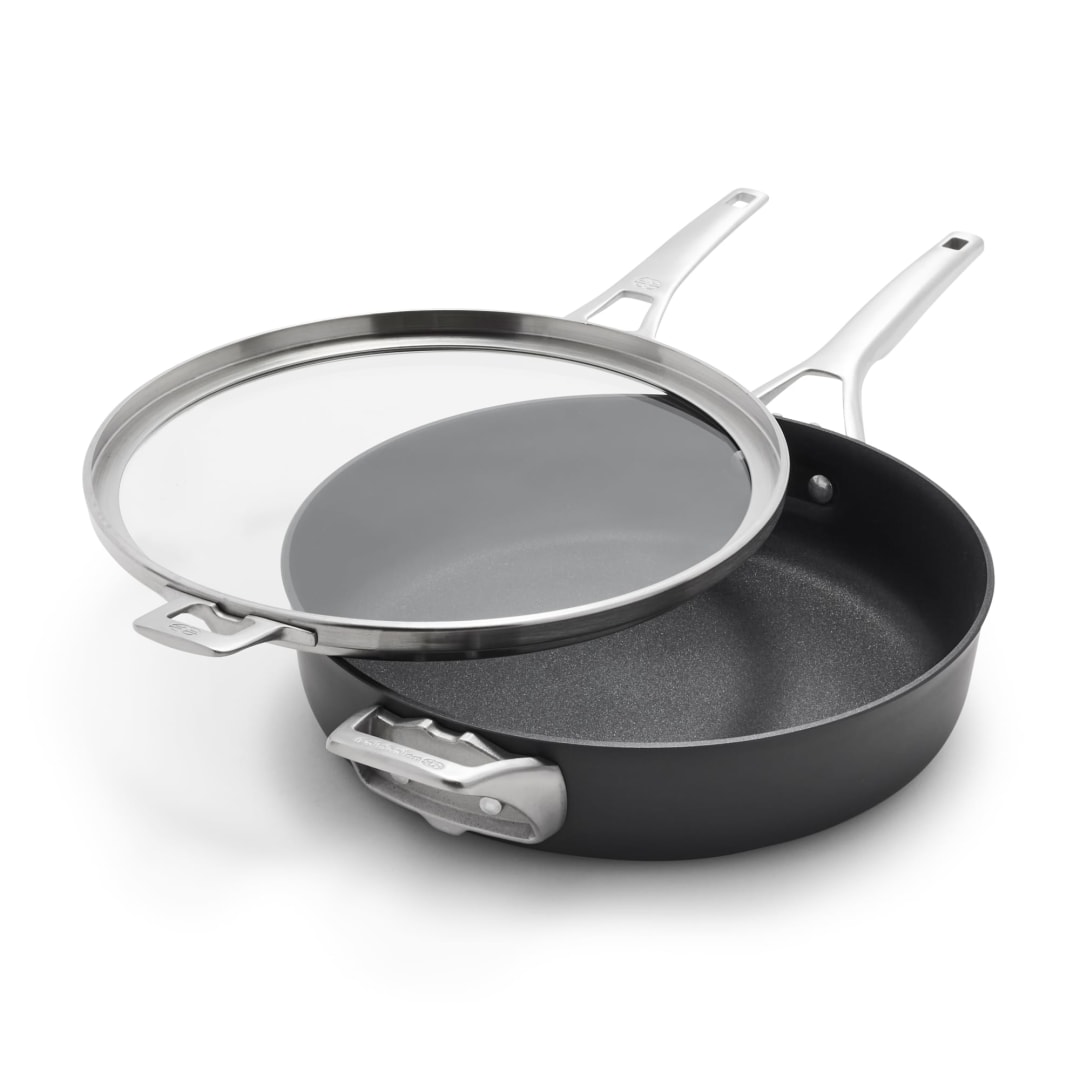 Calphalon® Premier™ Space-Saving Hard-Anodized Nonstick 5-Quart Saute Pan with Lid