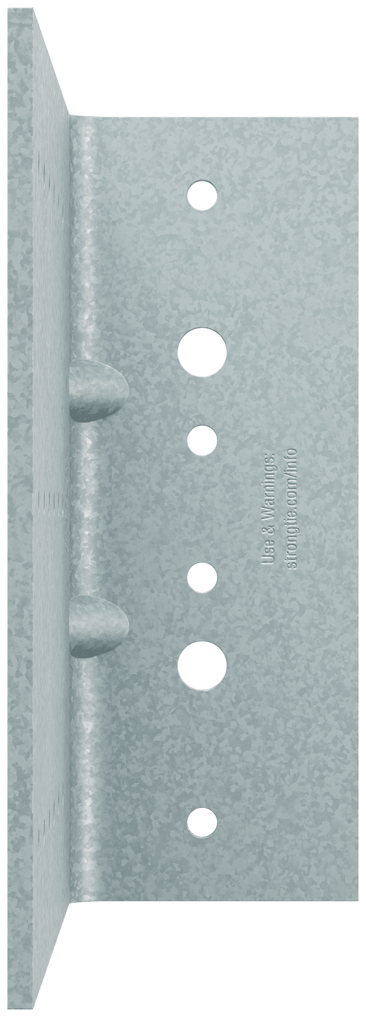 Simpson Strong-Tie FC82-5/118-R25 FC 2 in. x 8 in. x 5 in. 10-Gauge Bypass Framing Fixed-Clip Connector (Qty-25) (Pack of 96)