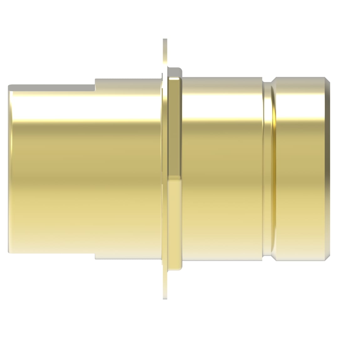 Aeroquip -24 Male Coupling W/flange 1 1/2 Female Pipe Thd