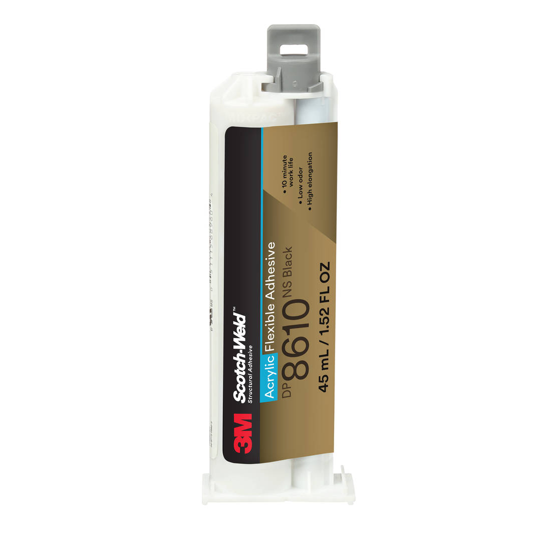 3M™ Scotch-Weld™ 2-Komponenten-Konstruktionsklebstoff auf Acrylatbasis DP8610NS, Schwarz, 45 ml