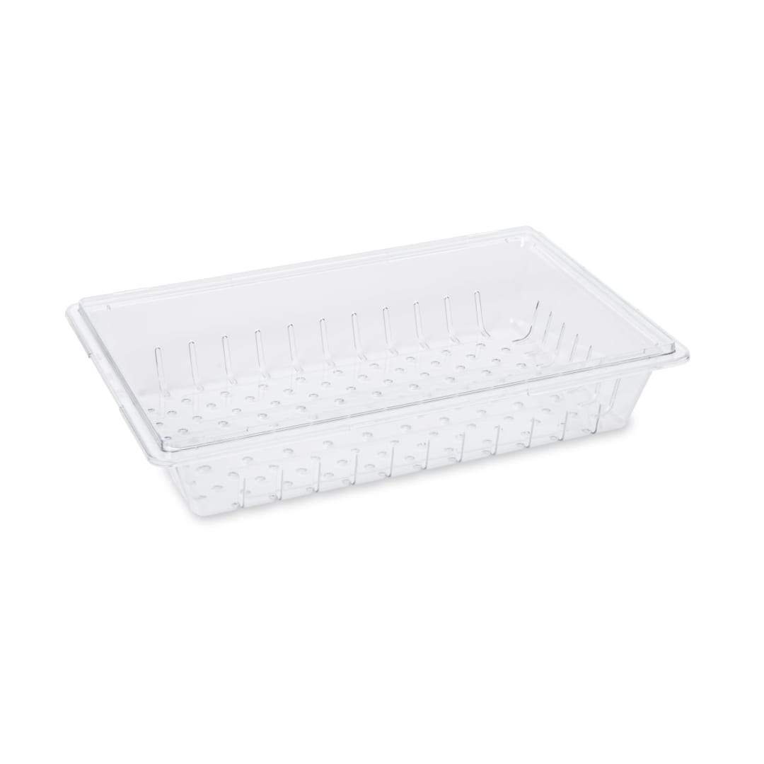 Food/Tote Box Colander 6" Deep Clear