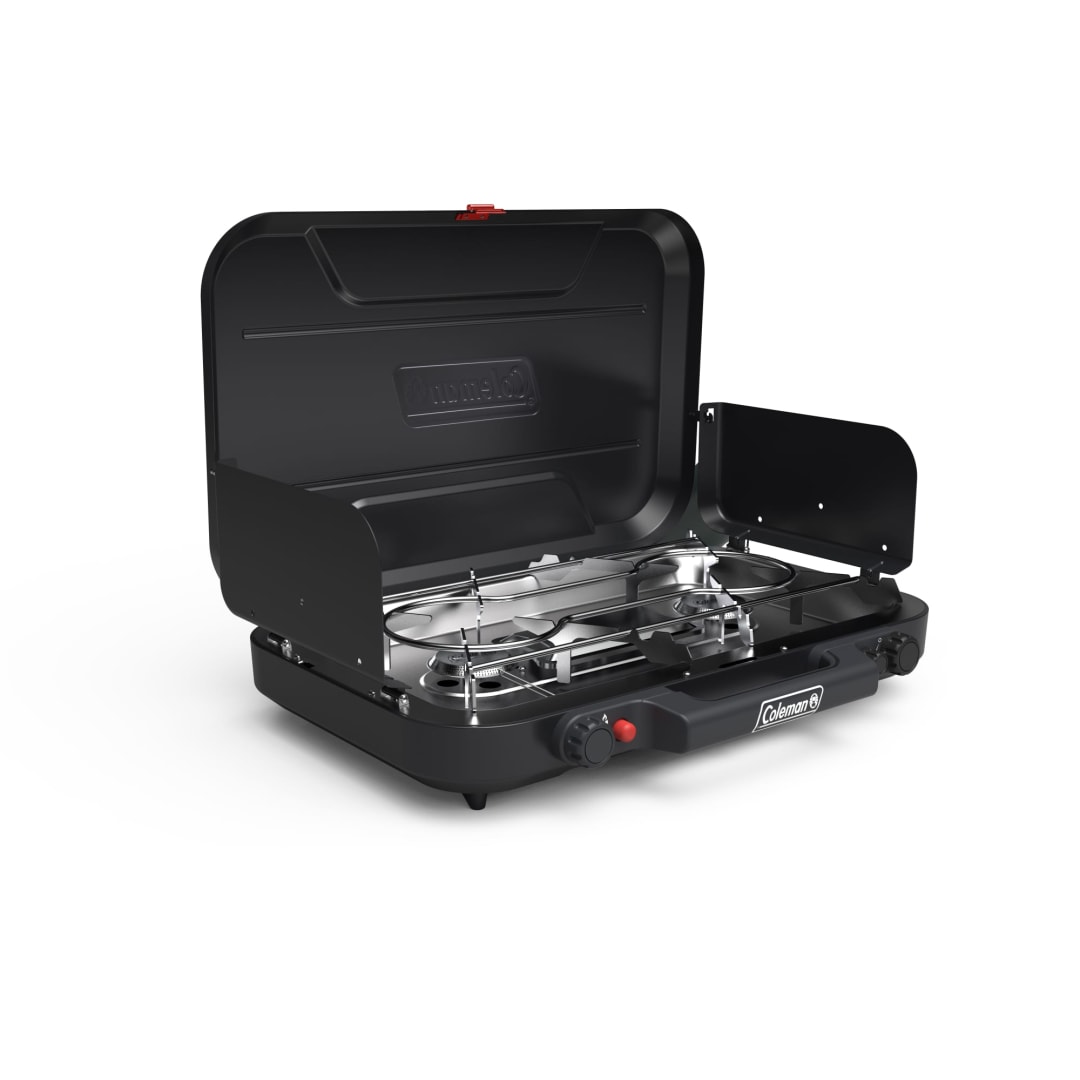 Coleman Classic 3-Burner Propane Camping Stove with InstaStart Ignition, Portable Cooktop with 3 Adjustable Burners & 28,000 BTUs of Power for Camping, Tailgating, Grilling, Hunting & More