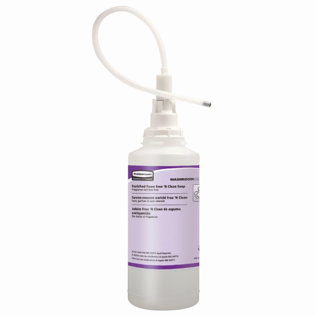 Rubbermaid Commercial Products OneShot® Dye and Fragrance Free Foam Hand Soap Refill, 800mL