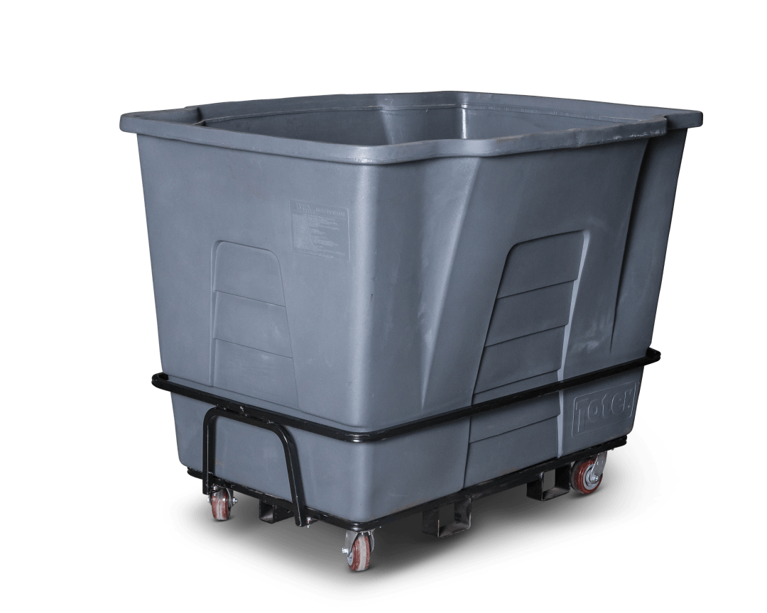 2 Cubic Yard 2,300 lbs. Capacity Universal Mobile Truck - Industrial Gray