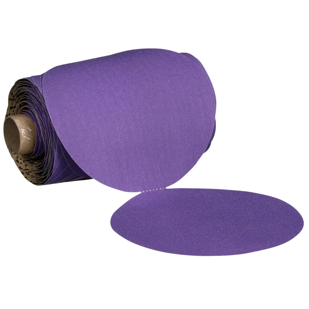 3M™ Cubitron™ II Stikit™ Paper Disc Roll 732U, 240+ C-weight, 127 mm x NH, Die 500X, 100 Discs/Roll, 4 Rolls/Case