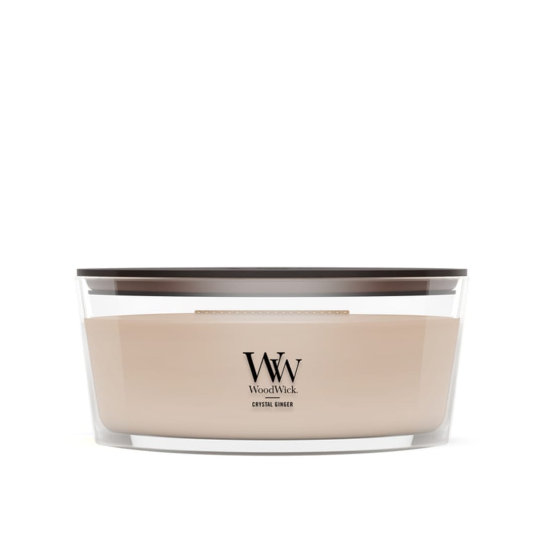 WoodWick Crystal Ginger Ellipse Candle