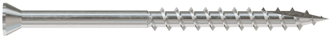 Simpson Strong-Tie S07225FBB Trim-Head Screw, Square Drive — #7 x 2-1/4 in. #1 SQ, Type 305 (3000-Qty) (Pack of 64)