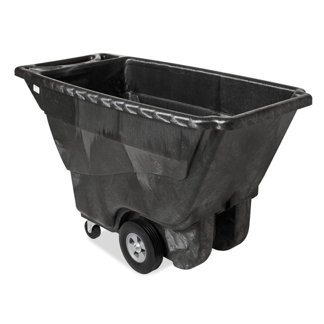 STRUCTURAL FOAM TILT TRUCK, STANDARD DUTY, 1/2 CUBIC YARD, BLACK