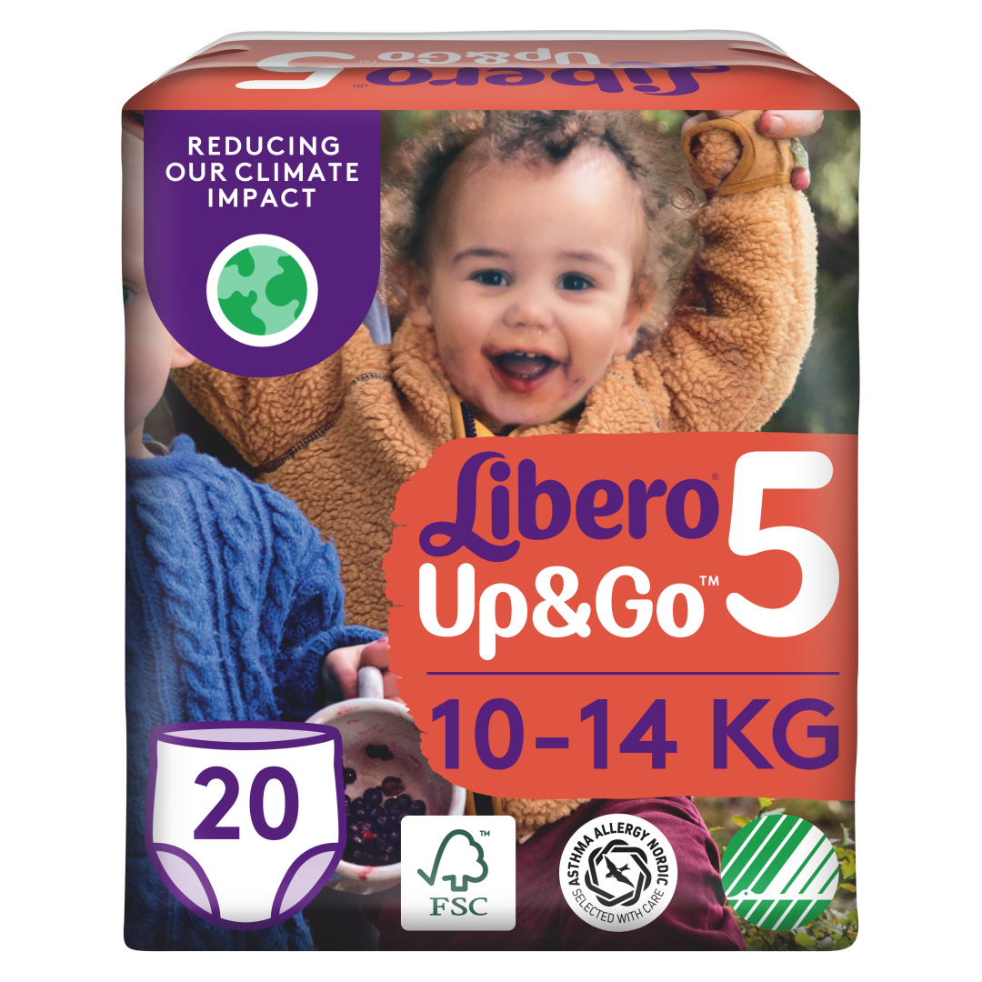 Diapers, Libero UP&amp;GO Size 5, 20 pieces
