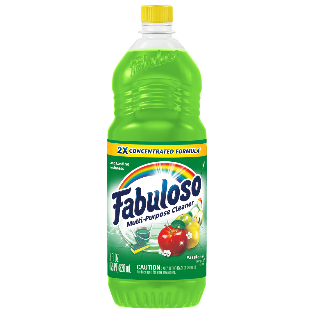 Fabuloso Multi-Purpose Cleaner, 2X Concentrated Formula, Passions of Fruit Scent, 28 oz