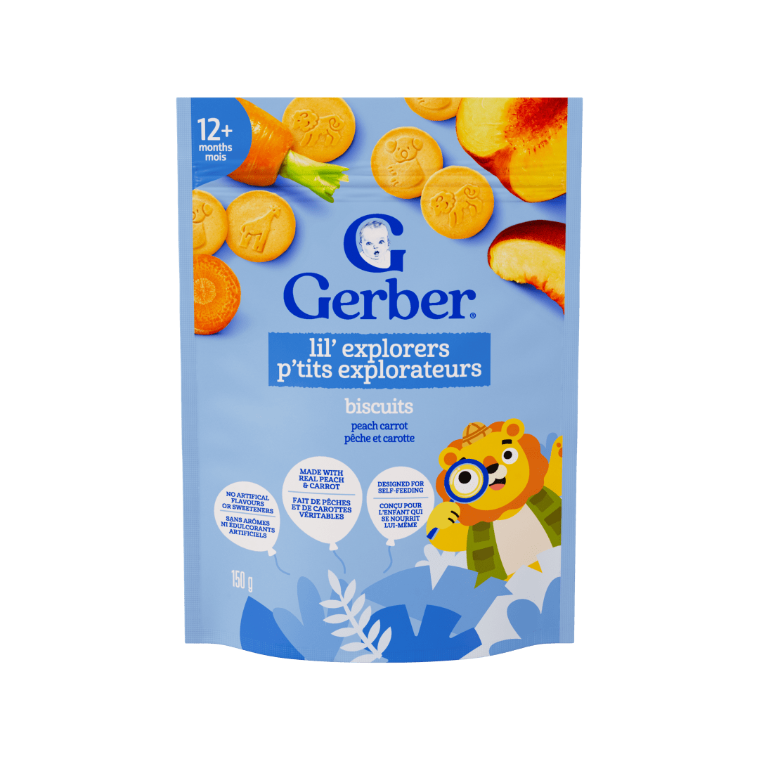GERBER Peach Carrot 6x150g CA