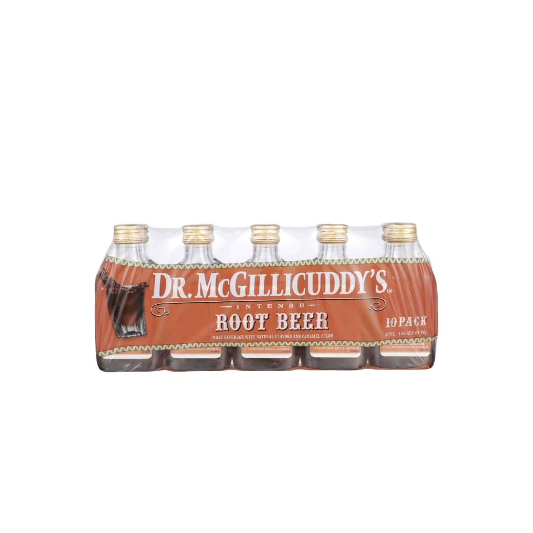 Dr Mcgillicuddy Root Beer Malt Beverage 10 Pack 50ml 30 Proof