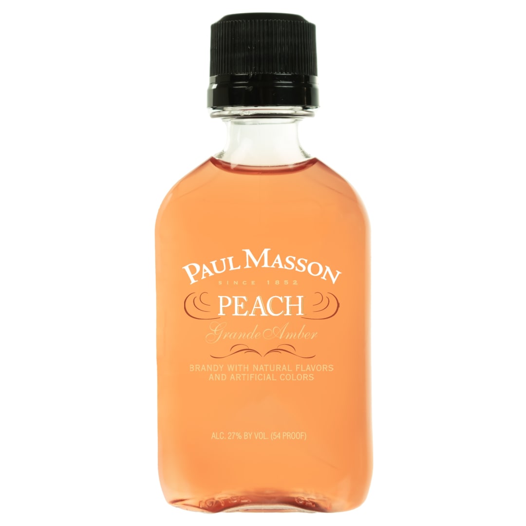 Paul Masson Grande Amber Peach Brandy 50ml 54 Proof