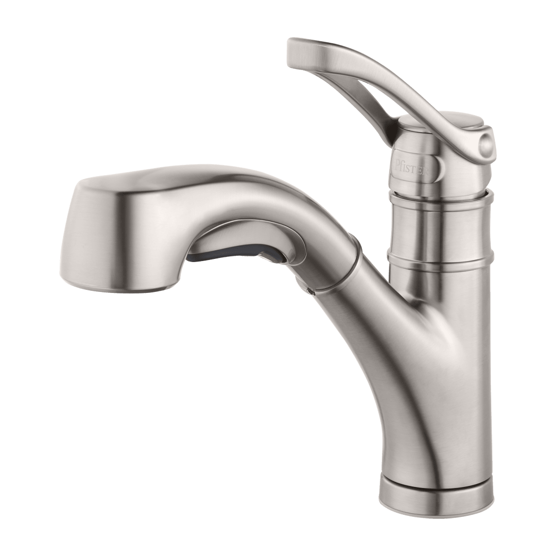 Privé 1-Handle 3-Hole Pull-Out Kitchen Faucet in Stainless Steel