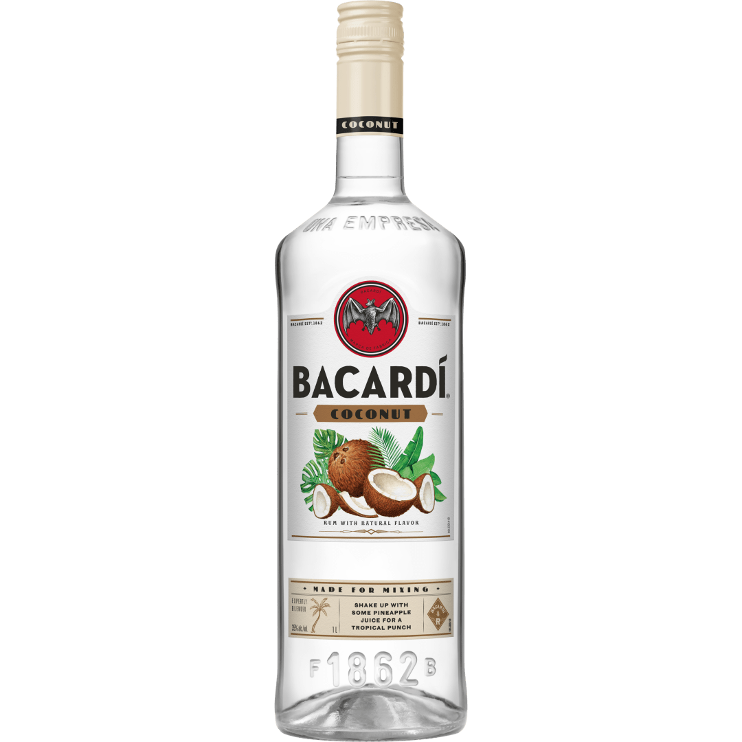 Bacardi Coconut Rum, Gluten Free 35% 1L