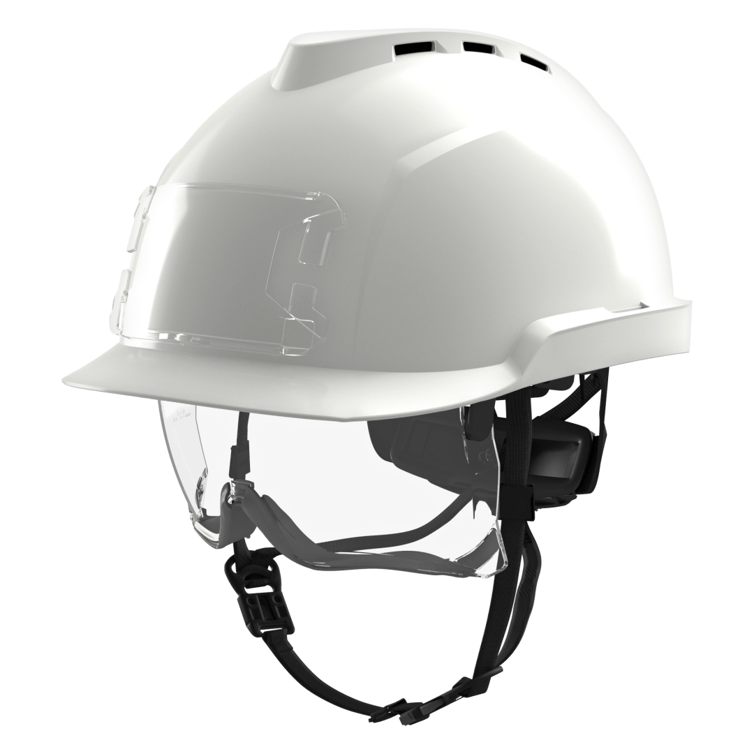 V-Gard® 930 Vented Safety Helmet with Integrated Over Spectacles