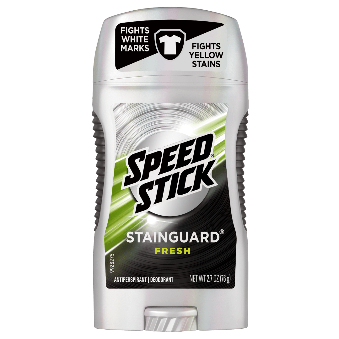 Speed Stick Men's Stainguard Antiperspirant, Fresh Scent - 2.7oz