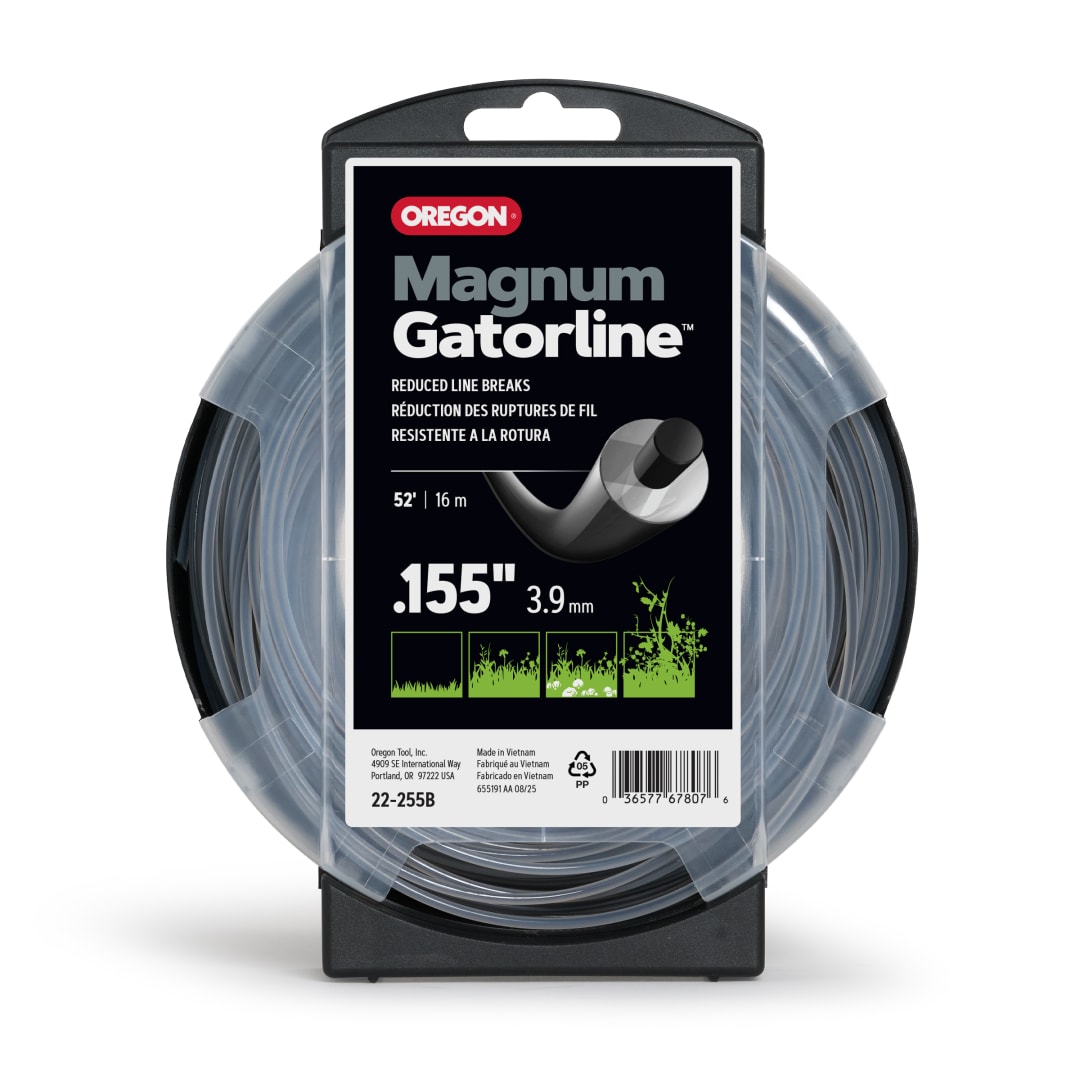 Oregon Magnum Gatorline Round Trimmer line, 0.155in, 52ft Donut