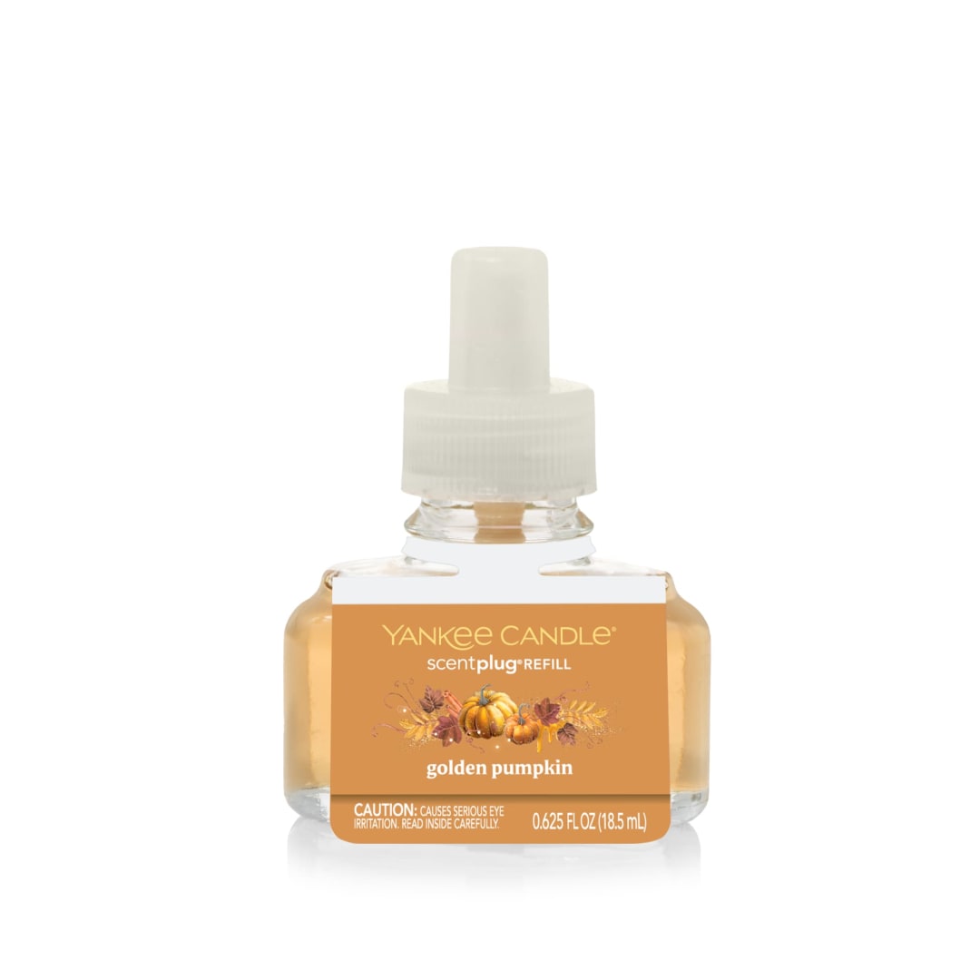 Yankee Candle Golden Pumpkin, ScentPlug® Refill with up to Up to 30 days of fragrance