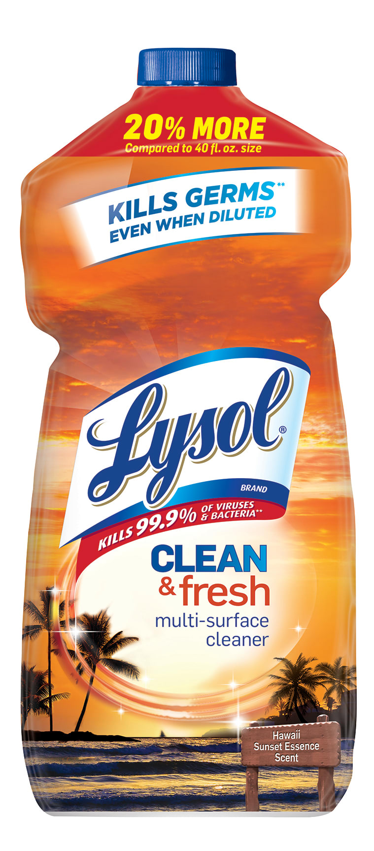 LYSOL® Clean & Fresh Multi-Surface Cleaner - Pourable Hawaii Sunset 9/48 oz.