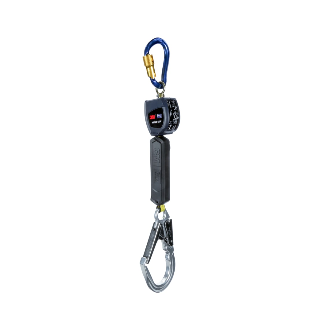 3M™ DBI-SALA® Nano-Lok™ Kişisel Geri Sarımlı Yaşam Hattı, tek kol, Dokuma, 1,8 m, 3101208