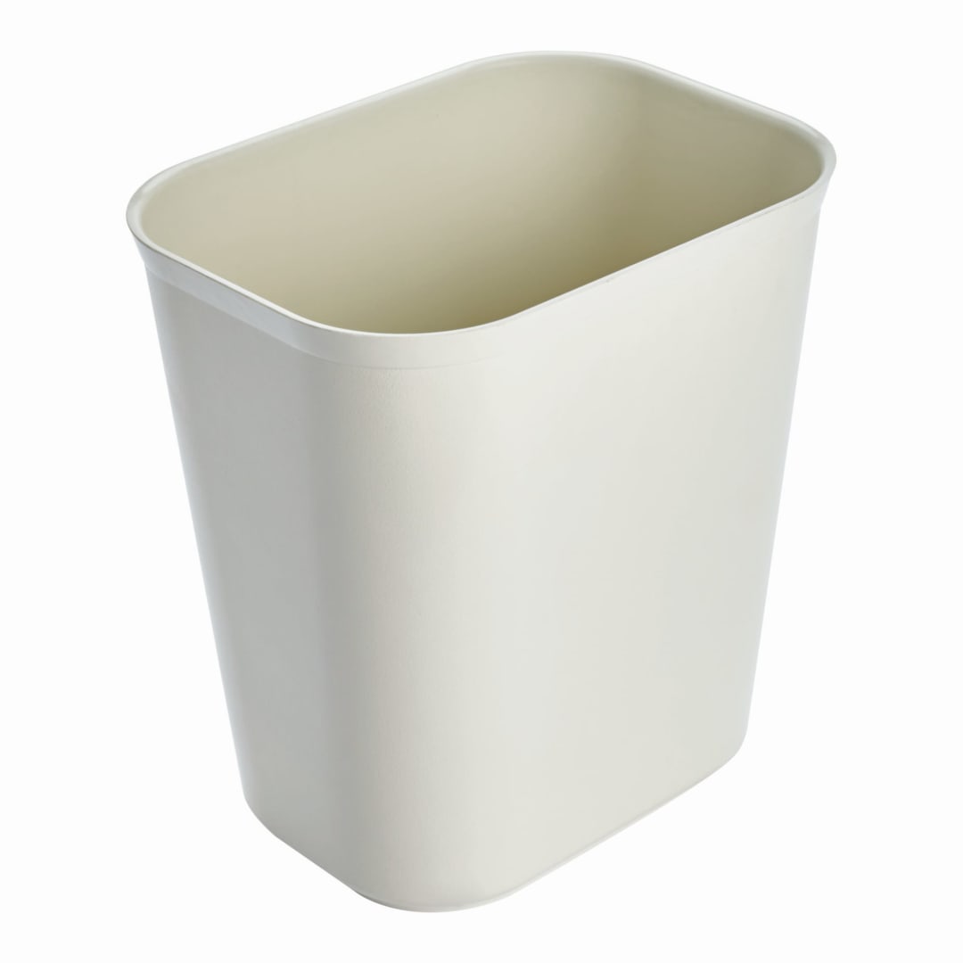 Fire Resistant Wastebaset 14 Qt Beige