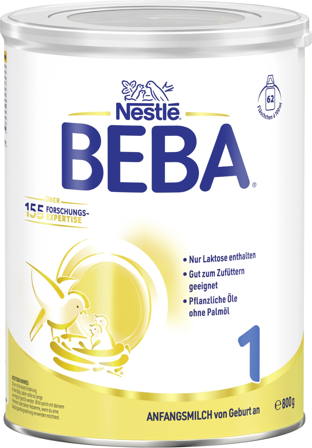 BEBA 1 Anfangsmilch von Geburt an, 800g